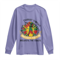 Harriet Tubman Long Sleeve Shirt Underground Railroad Hero Breaking Chains