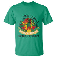Harriet Tubman T Shirt Underground Railroad Hero Breaking Chains