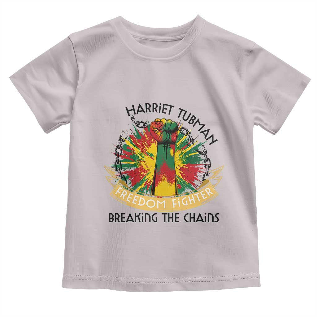 Harriet Tubman Toddler T Shirt Underground Railroad Hero Breaking Chains