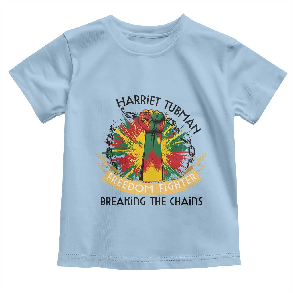 Harriet Tubman Toddler T Shirt Underground Railroad Hero Breaking Chains