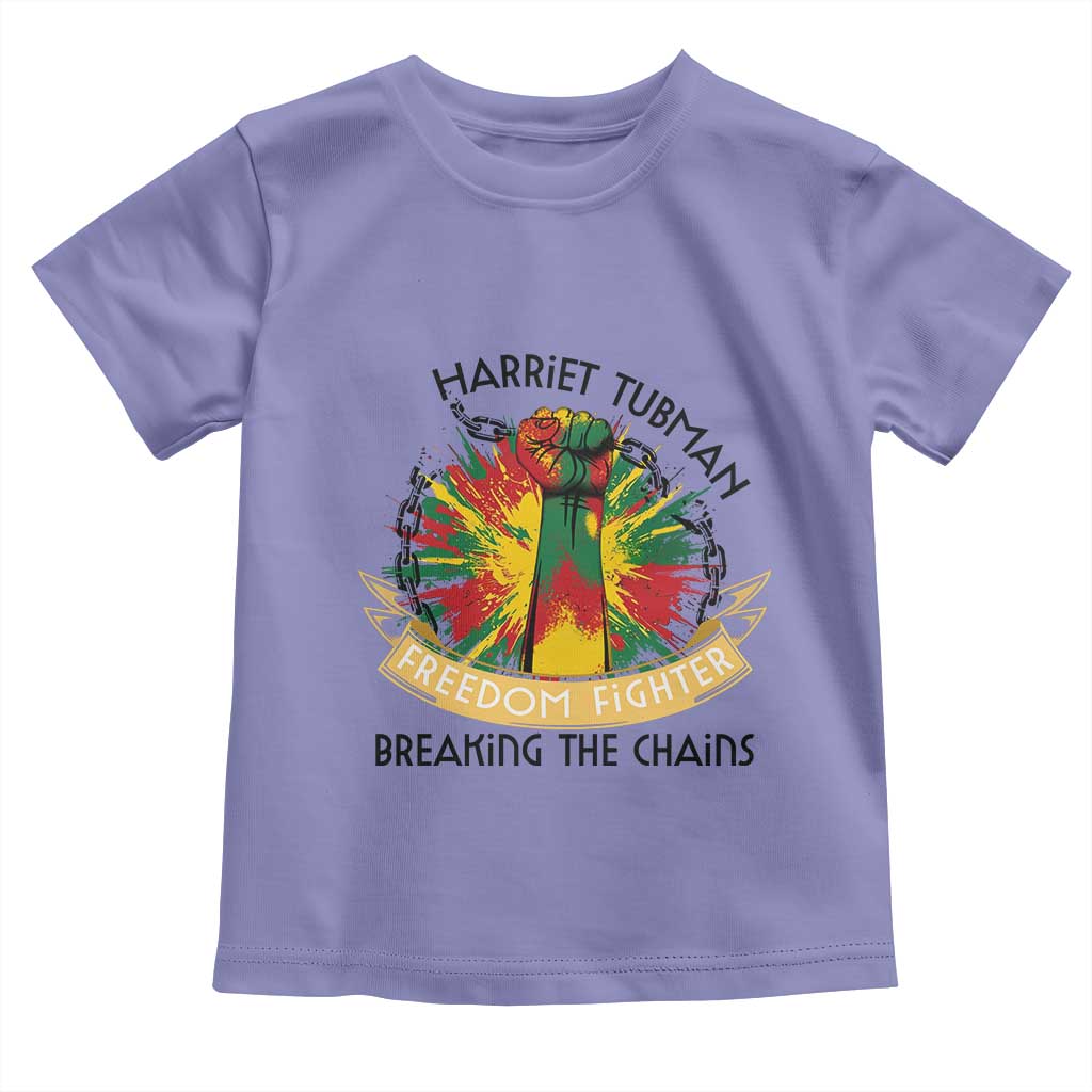Harriet Tubman Toddler T Shirt Underground Railroad Hero Breaking Chains