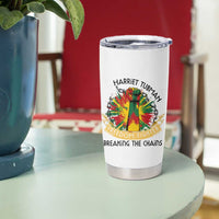 Harriet Tubman Tumbler Cup Underground Railroad Hero Breaking Chains