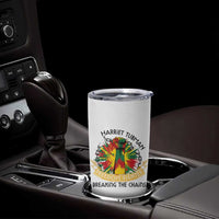 Harriet Tubman Tumbler Cup Underground Railroad Hero Breaking Chains