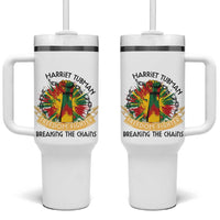 Harriet Tubman Tumbler With Handle Underground Railroad Hero Breaking Chains