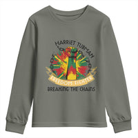 Harriet Tubman Youth Sweatshirt Underground Railroad Hero Breaking Chains