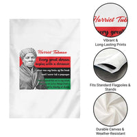 Harriet Tubman Quote Garden Flag Pan African Flag Black History