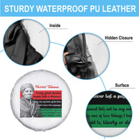 Harriet Tubman Quote Spare Tire Cover Pan African Flag Black History