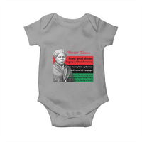 Harriet Tubman Quote Baby Onesie Pan African Flag Black History