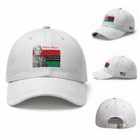 Harriet Tubman Quote Baseball Cap Pan African Flag Black History