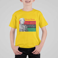 Harriet Tubman Quote T Shirt For Kid Pan African Flag Black History