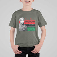 Harriet Tubman Quote T Shirt For Kid Pan African Flag Black History