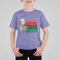 Harriet Tubman Quote T Shirt For Kid Pan African Flag Black History