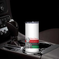 Harriet Tubman Quote Skinny Tumbler Pan African Flag Black History