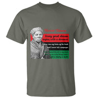 Harriet Tubman Quote T Shirt Pan African Flag Black History
