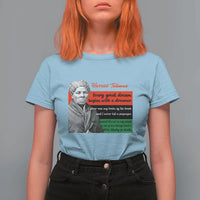Harriet Tubman Quote T Shirt For Women Pan African Flag Black History