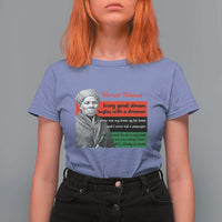 Harriet Tubman Quote T Shirt For Women Pan African Flag Black History