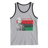 Harriet Tubman Quote Tank Top Pan African Flag Black History