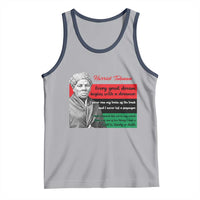 Harriet Tubman Quote Tank Top Pan African Flag Black History