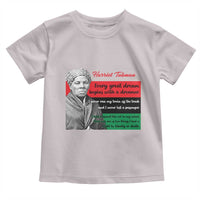 Harriet Tubman Quote Toddler T Shirt Pan African Flag Black History