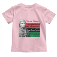Harriet Tubman Quote Toddler T Shirt Pan African Flag Black History