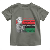Harriet Tubman Quote Toddler T Shirt Pan African Flag Black History