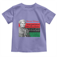 Harriet Tubman Quote Toddler T Shirt Pan African Flag Black History