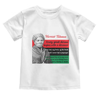 Harriet Tubman Quote Toddler T Shirt Pan African Flag Black History