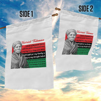 Harriet Tubman Legacy Garden Flag Pan African Flag Freedom Fighter Quote