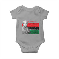 Harriet Tubman Legacy Baby Onesie Pan African Flag Freedom Fighter Quote