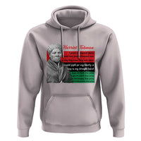 Harriet Tubman Legacy Hoodie Pan African Flag Freedom Fighter Quote