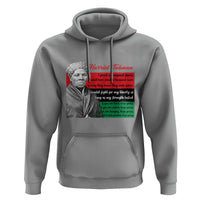 Harriet Tubman Legacy Hoodie Pan African Flag Freedom Fighter Quote