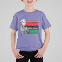 Harriet Tubman Legacy T Shirt For Kid Pan African Flag Freedom Fighter Quote