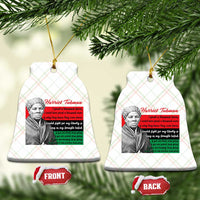 Harriet Tubman Legacy Ceramic Ornament Pan African Flag Freedom Fighter Quote