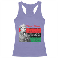 Harriet Tubman Legacy Racerback Tank Top Pan African Flag Freedom Fighter Quote