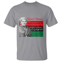 Harriet Tubman Legacy T Shirt Pan African Flag Freedom Fighter Quote