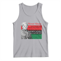 Harriet Tubman Legacy Tank Top Pan African Flag Freedom Fighter Quote