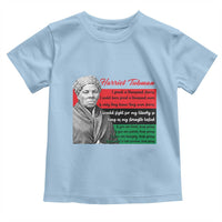 Harriet Tubman Legacy Toddler T Shirt Pan African Flag Freedom Fighter Quote