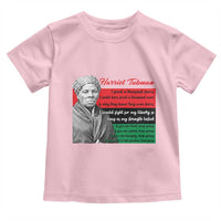 Harriet Tubman Legacy Toddler T Shirt Pan African Flag Freedom Fighter Quote