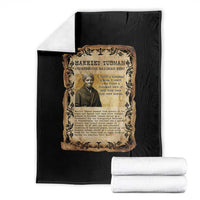 Harriet Tubman Throw Blanket Womens History Month Gift