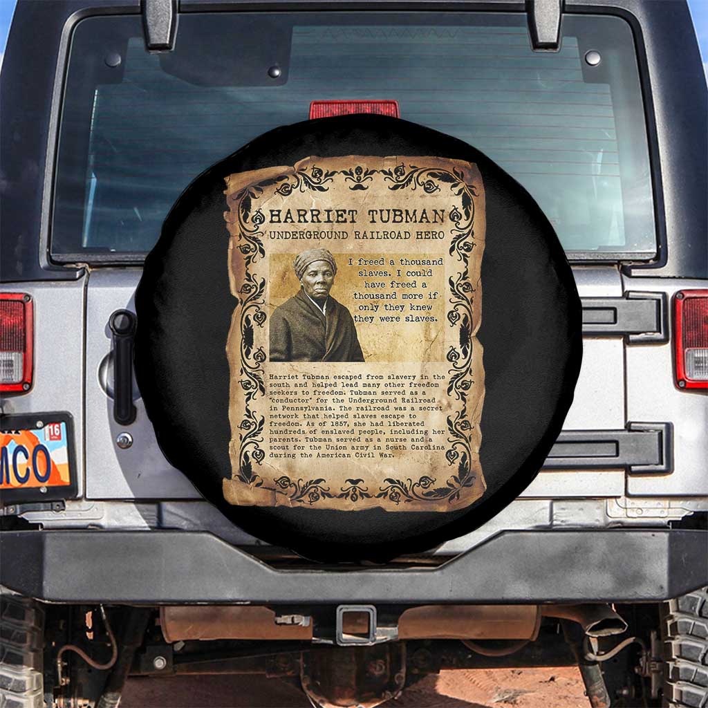 Harriet Tubman Spare Tire Cover Womens History Month Gift