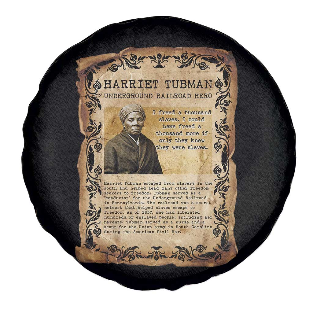 Harriet Tubman Spare Tire Cover Womens History Month Gift