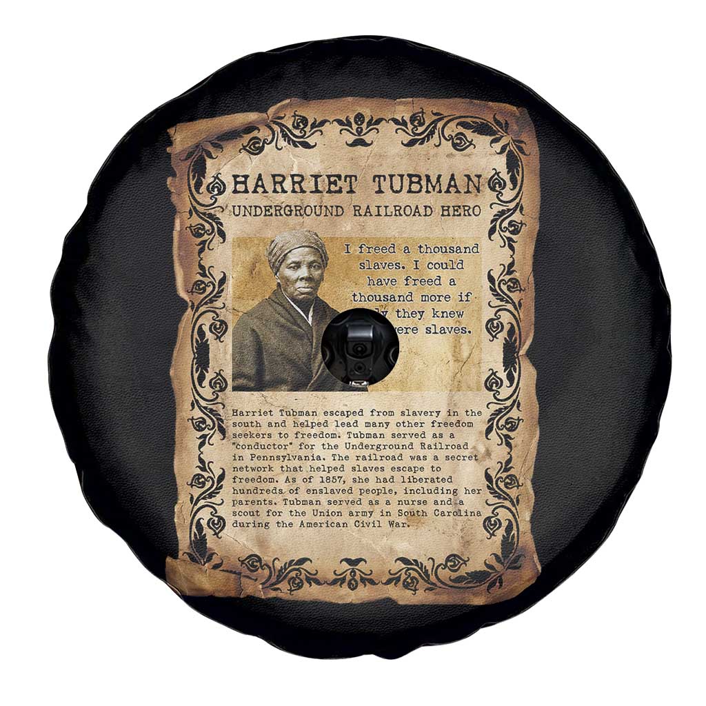 Harriet Tubman Spare Tire Cover Womens History Month Gift