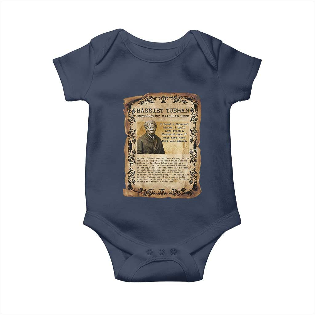 Harriet Tubman Baby Onesie Womens History Month Gift