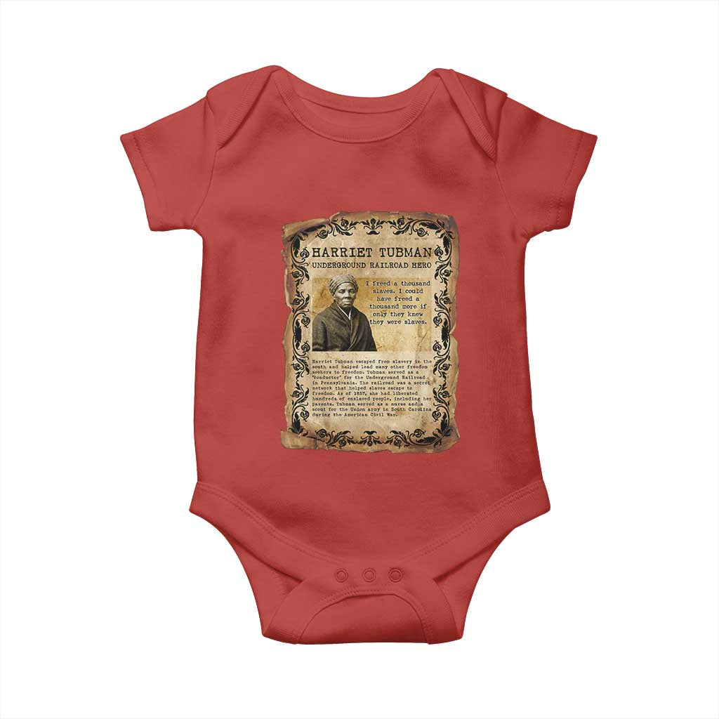Harriet Tubman Baby Onesie Womens History Month Gift