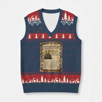Harriet Tubman V-Neck Knit Sweater Vest Womens History Month Gift