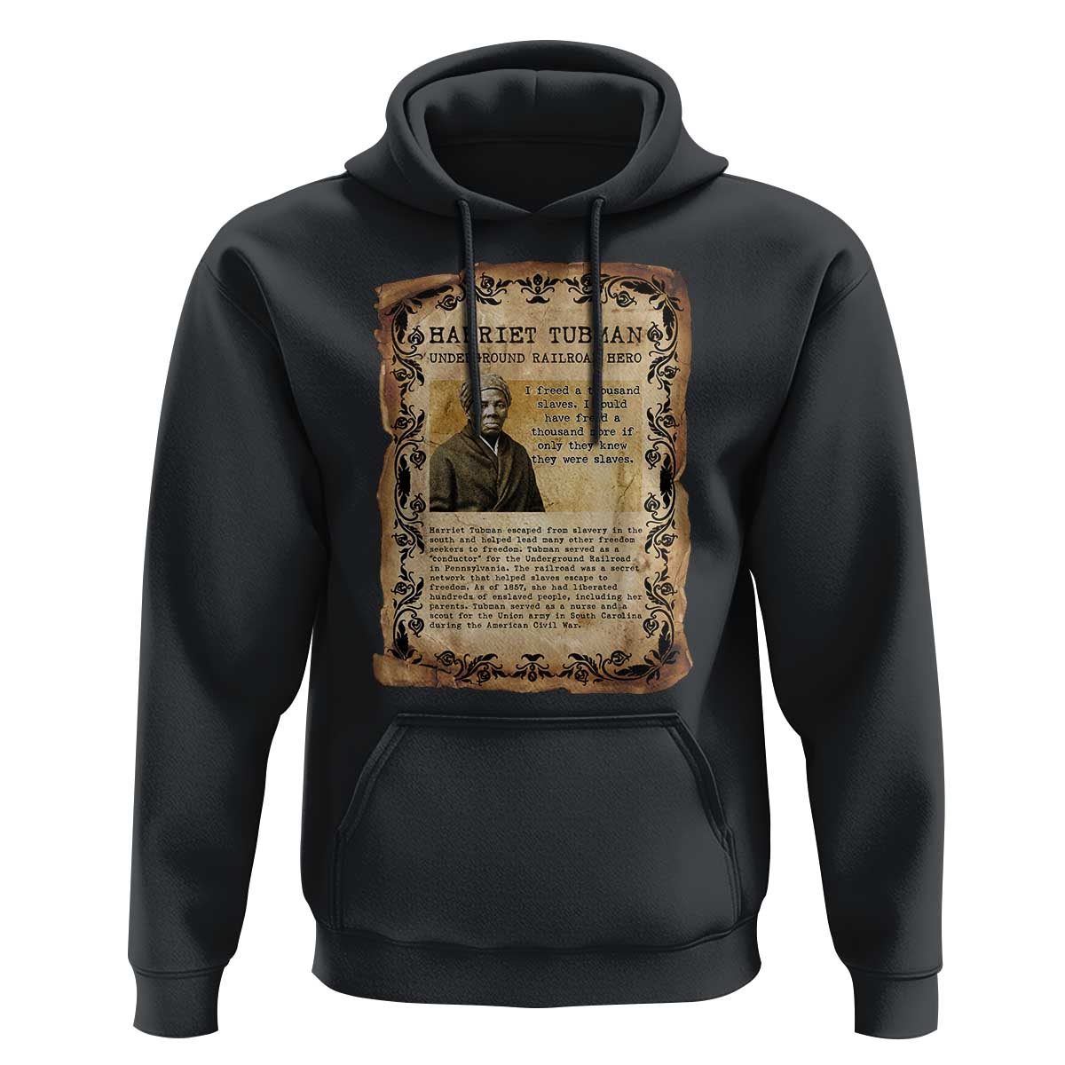 Harriet Tubman Hoodie Womens History Month Gift