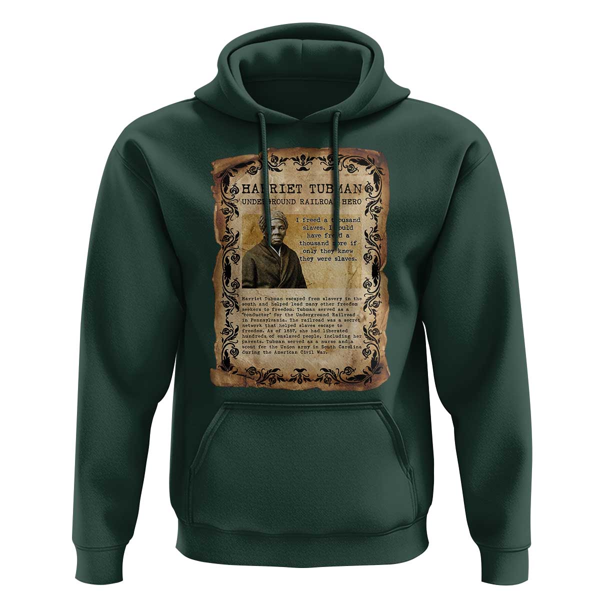 Harriet Tubman Hoodie Womens History Month Gift