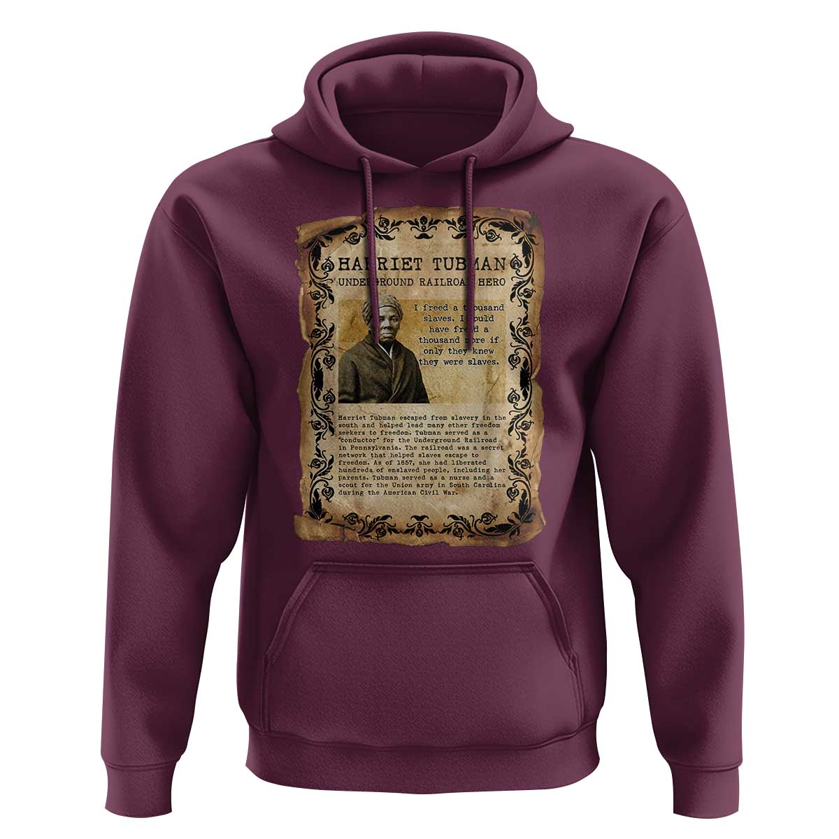 Harriet Tubman Hoodie Womens History Month Gift