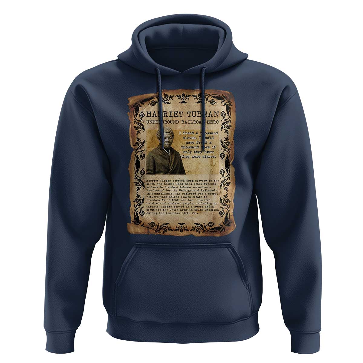 Harriet Tubman Hoodie Womens History Month Gift