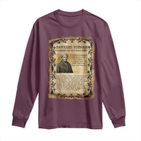 Harriet Tubman Long Sleeve Shirt Womens History Month Gift
